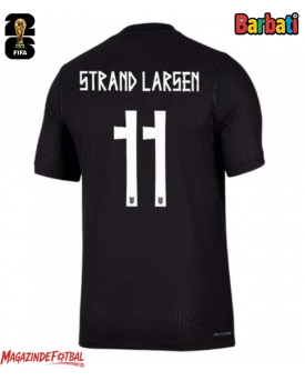 Norvegia Jorgen Strand Larsen #11 Tricou Fotbal Replică Mondial 2026 Barbati Deplasare